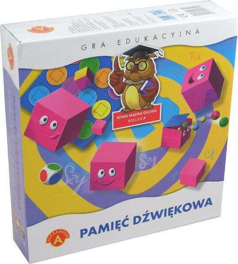 Board Game Sound Memory for 2-3 Players 5+ Years Old (PL) Alexander Toys