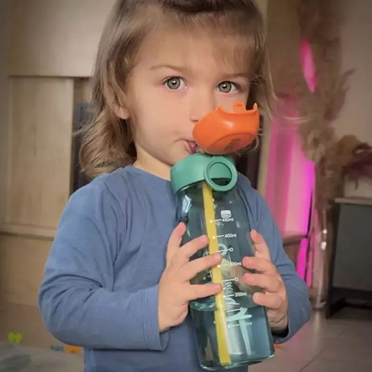 Pandaboo Παιδικό Παγούρι Μωβ 600ml