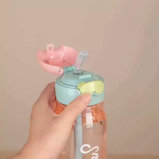 Pandaboo Παιδικό Παγούρι Μωβ 600ml