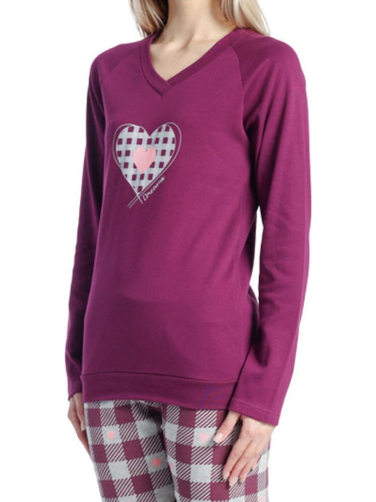 Dreams by Joyce Winter Women's Pyjama Set Purple