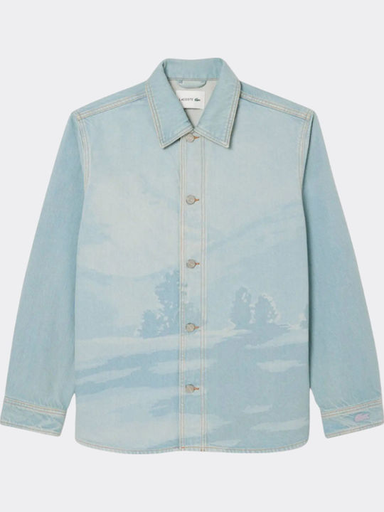 Μακρυμάνικo Overshirt Μπλε