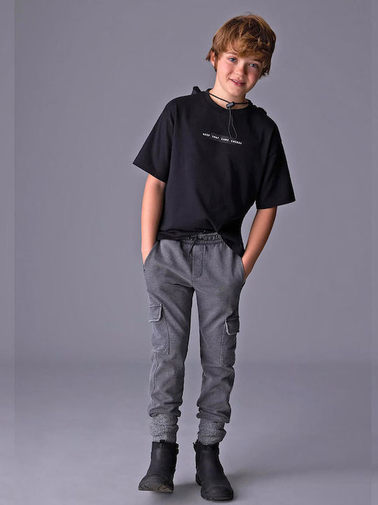 Kids' Cargo Pants Black