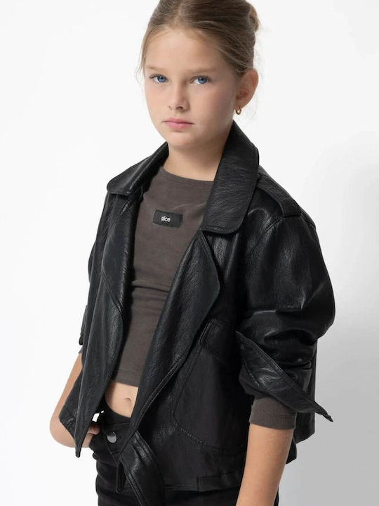 Kids' Jacket Short with Lining Black