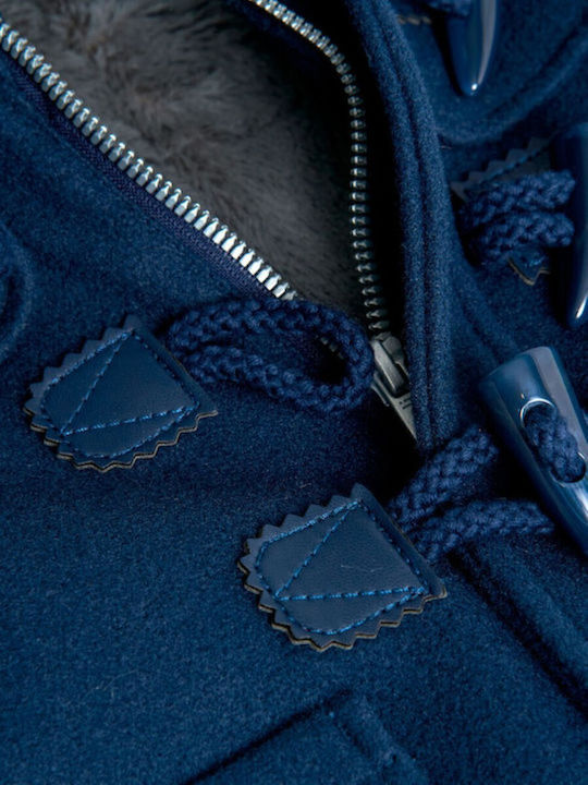 Kids' Coat with Hood Blue