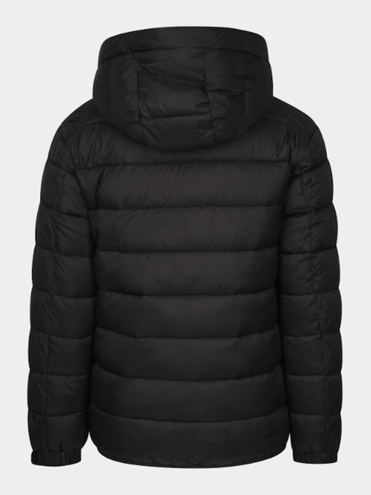 Kids' Sports Jacket with Hood Black