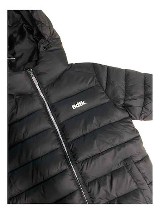 Kids' Sports Jacket with Hood Black