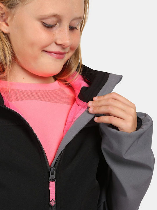 Kids' Sports Jacket with Hood Black