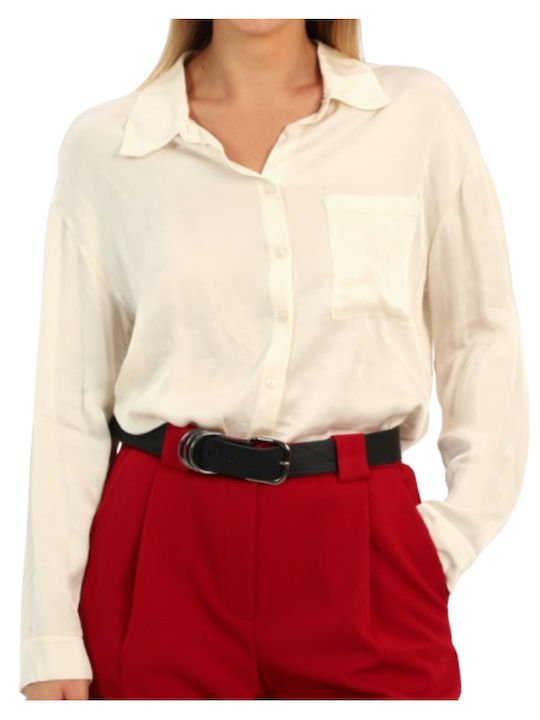 Women's Long Sleeve Shirt Off White