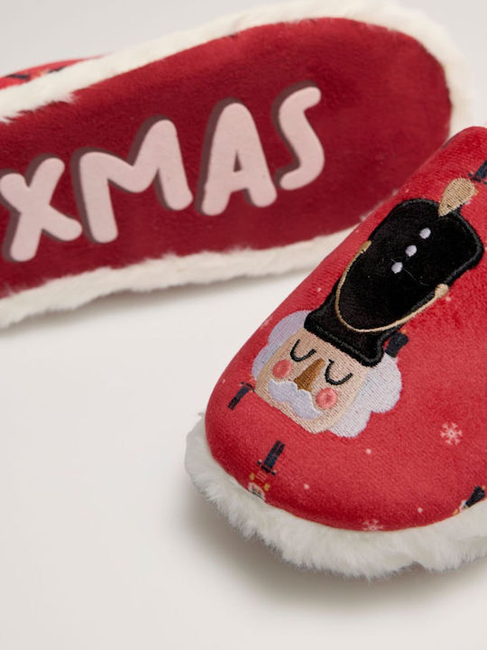 Winter Women's Slippers Red