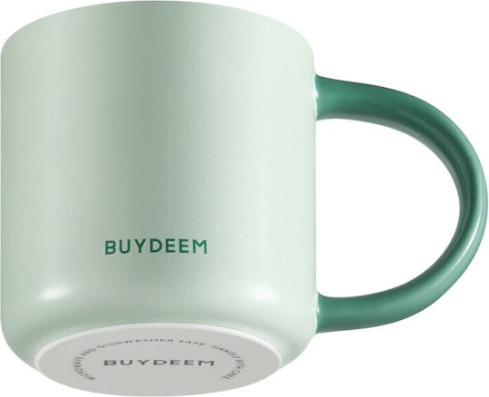 Buydeem Mug Ceramic Green 300ml Buydeem Mug Ceramic Green 300ml