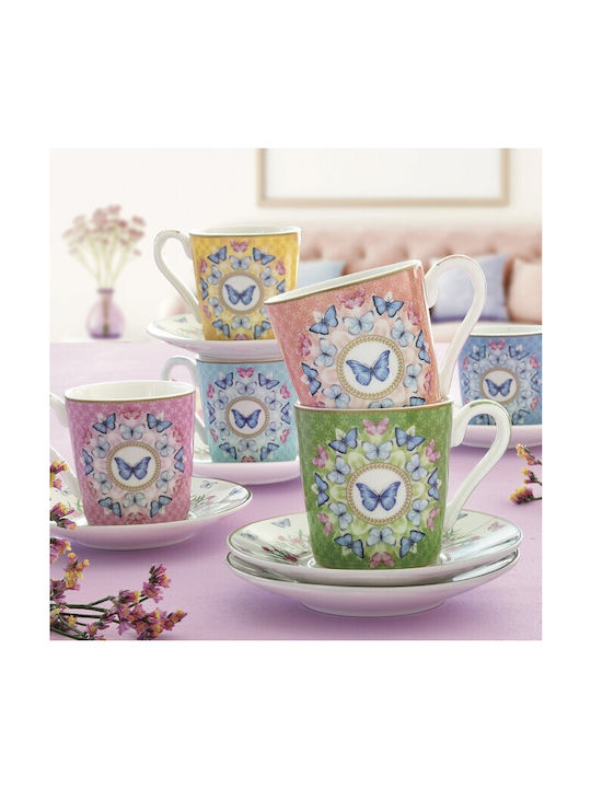 Marva Spring Parade Κούπα από Πορσελάνη Πολύχρωμη 275ml
