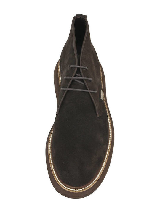 Suede Brown Men's Boots