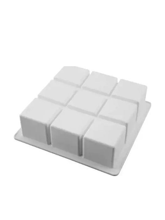 Silikomart Cubik 1400 Φόρμα Ζαχαροπλαστικής από Σιλικόνη 17.2x17.2x5εκ.
