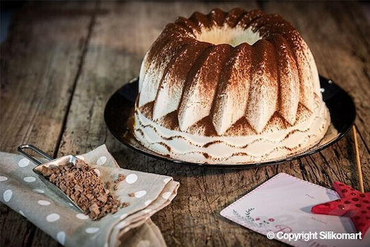 Silikomart Gugelhopf Форма за сладкарство за кексове Кръгла от силикон 22x11x11бр 1бр