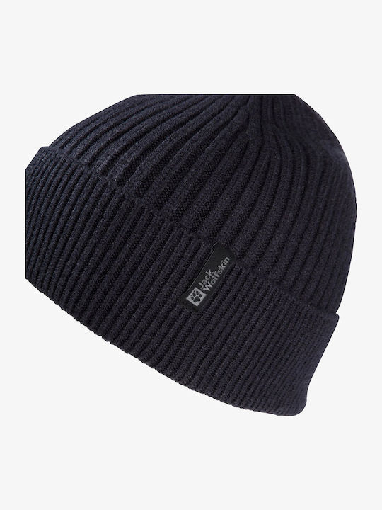Beanie Unisex Σκούφος Πλεκτός σε Navy Μπλε χρώμα