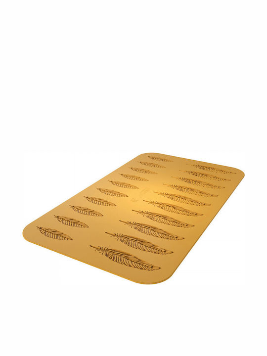 Silikomart Piuma Formă de Patiserie Bomboane de Ciocolată din Silicon 20 Locuri 12.1x1.5buc 1buc