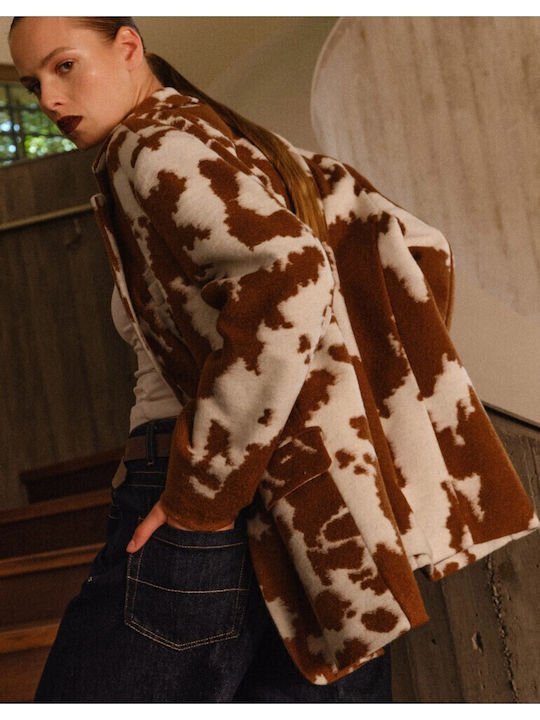 Lumina Women's Blazer Brown