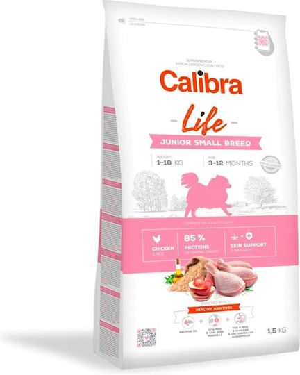 Calibra 1.5кг Суха Храна за Кучета от Малки Породи с Пилешко