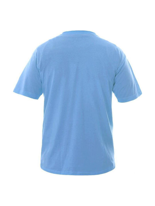 T-shirt Cxs Daniel Къс Ръкав Син Небесен