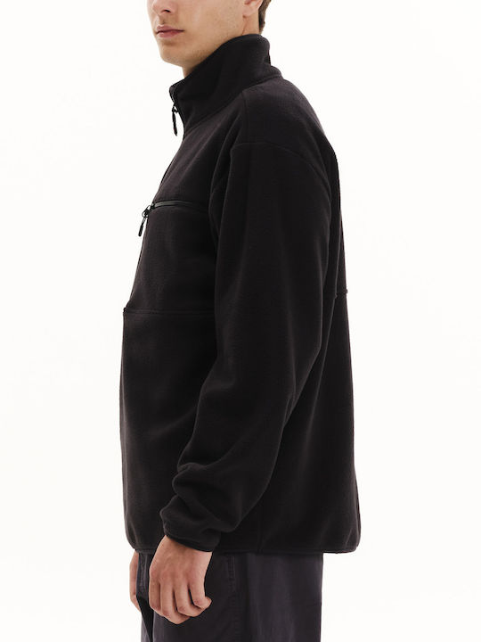 Ανδρική Ζακέτα Fleece Μαύρη