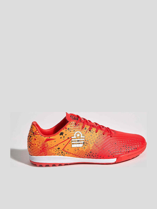 Admiral Football Shoes with Molded Cleats Orange