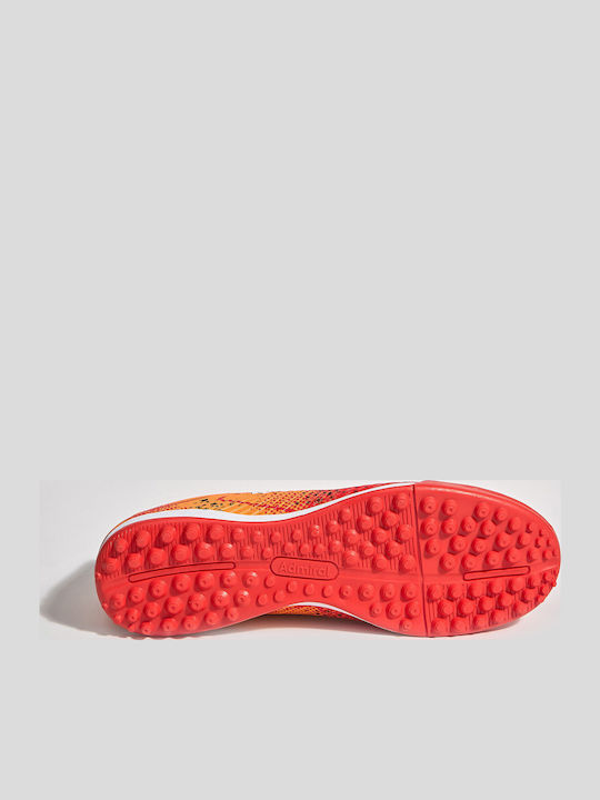 Admiral Football Shoes with Molded Cleats Orange