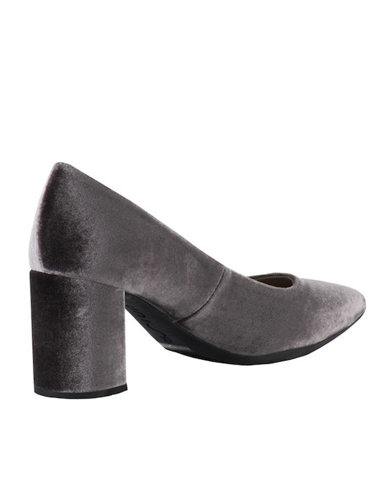 Gray Medium Heels