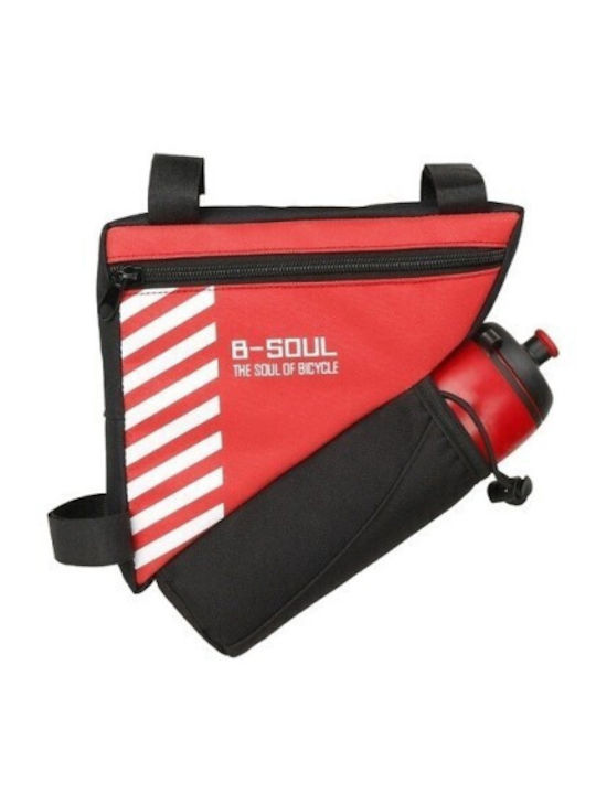 B-soul Fahrradkoffer Wasserflaschen Dreiecktasche Solides Rot