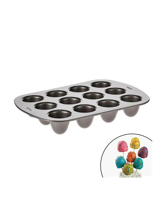 Wilton Formă de Patiserie pentru Lollipop-uri din Silicon 12 Locuri 1buc