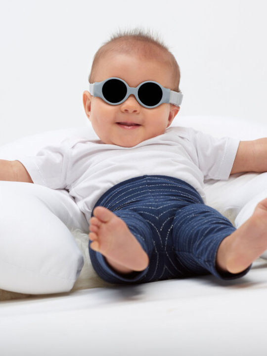 Beaba Glee Runde Kinder-Sonnenbrillen Blau Für 0-9 Monate