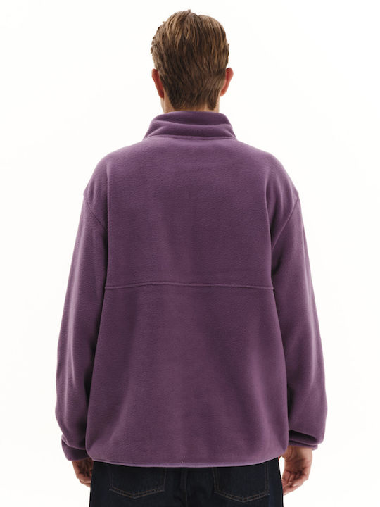 Ανδρική Ζακέτα Fleece Μωβ