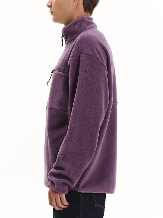 Ανδρική Ζακέτα Fleece Μωβ
