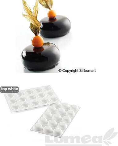 Silikomart No Coating Silicone Chocolates 15 Cups Baking Pan Stampo In