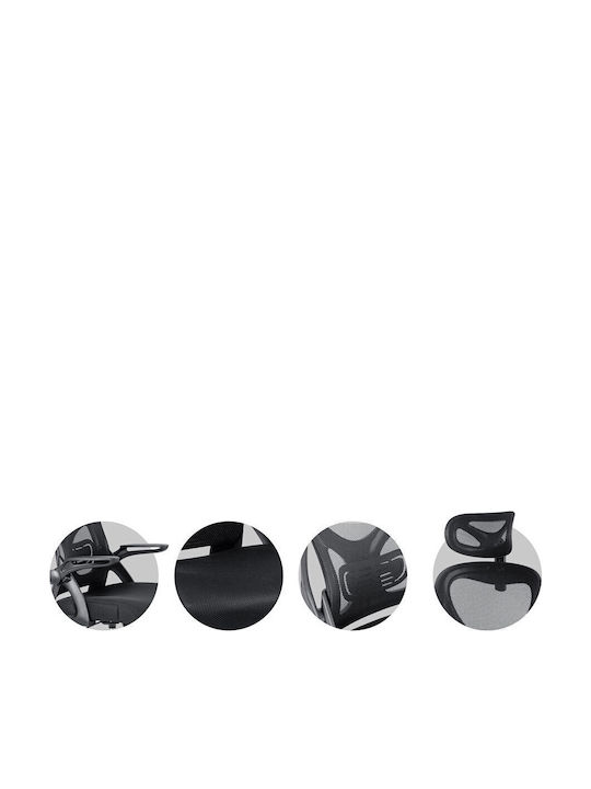Reclining Office Chair with Adjustable Arms Black Sofotel