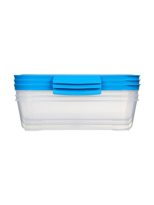 Sistema Lunchbox Kunststoff Blau 3Stück