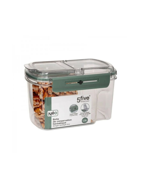 5Five Δοχείο Φαγητού Πλαστικό Διάφανο 1.5lt