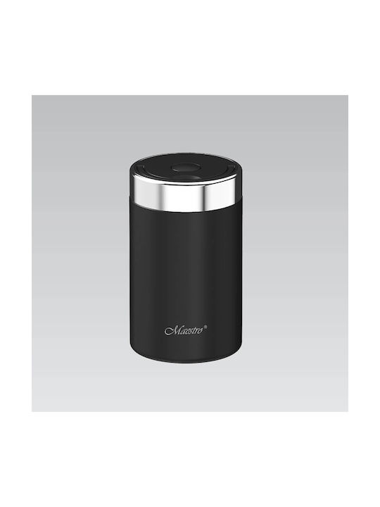 Maestro Plastic Thermo Lunch Box Black 500ml