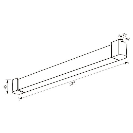 Vivalux LED Kommerzielle lineare Beleuchtung Leuchte Decke 20W Warm- bis Kaltweiß