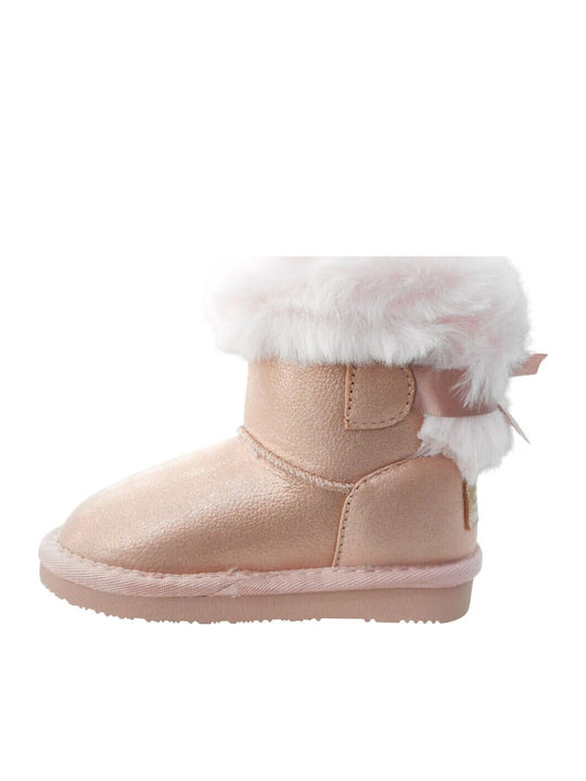 Kids Pink Ankle Boots