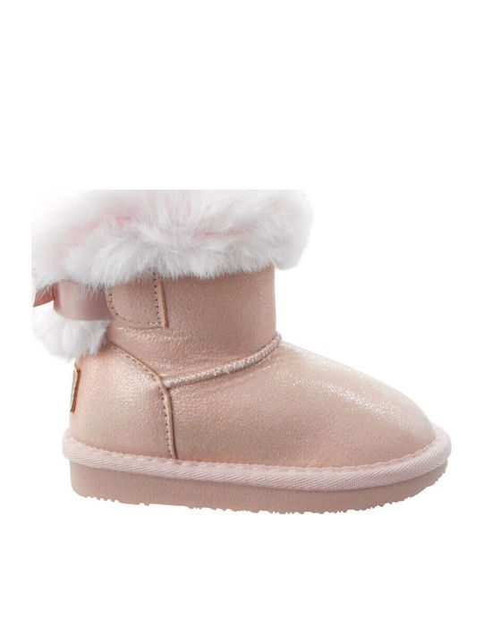 Kids Pink Ankle Boots