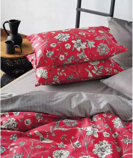 Kentia Alida 17er Set Oxford Rote Kissenbezüge 50x70cm 000079905