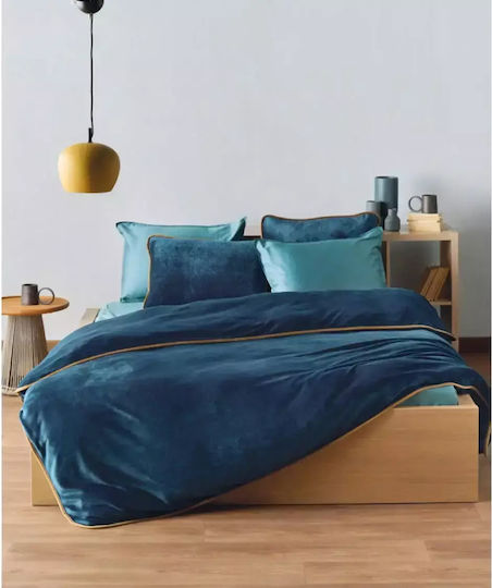 Kentia Ivanna 0125 Сет Калъфки за Възглавници с корица за плик Син 50x70см.
