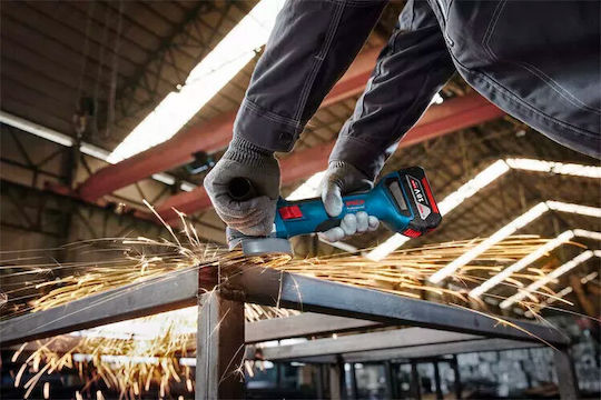 Bosch GWS 18V-8 Τροχός 125mm Μπαταρίας Brushless 18V Solo