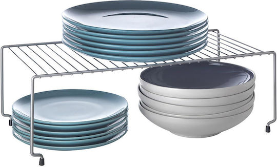 Metaltex Επιτραπέζια Βάση Brooklyn Μεταλλική 47x23x15εκ. Ασημί