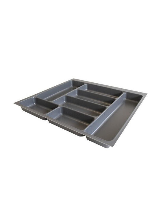Agoform Drawer Cutlery Tray Plastic 24x48x6cm Grey