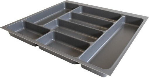 Agoform Tăvi Pentru Tacâmuri De Sertar Din Plastic 24x48x6cm Gri