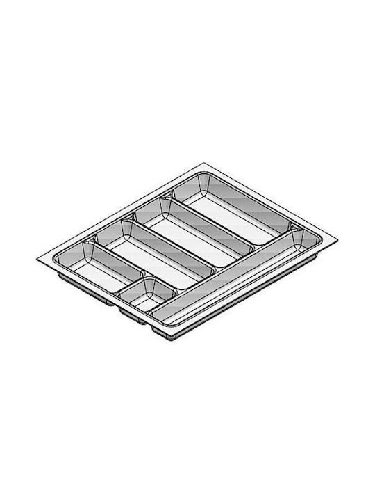 Agoform Plastic Drawer Cutlery Tray 48x34cm White