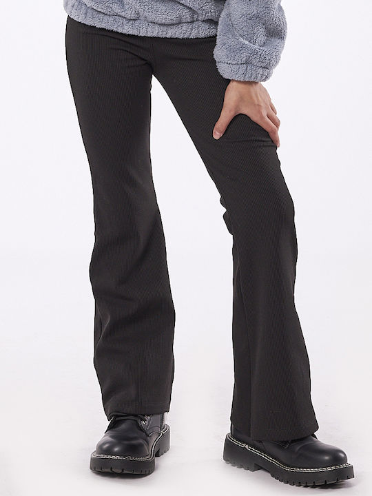 Kinder Leggings Lang Schwarz