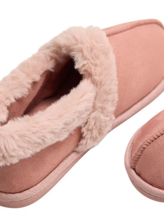 Closed Women's Slippers Pink