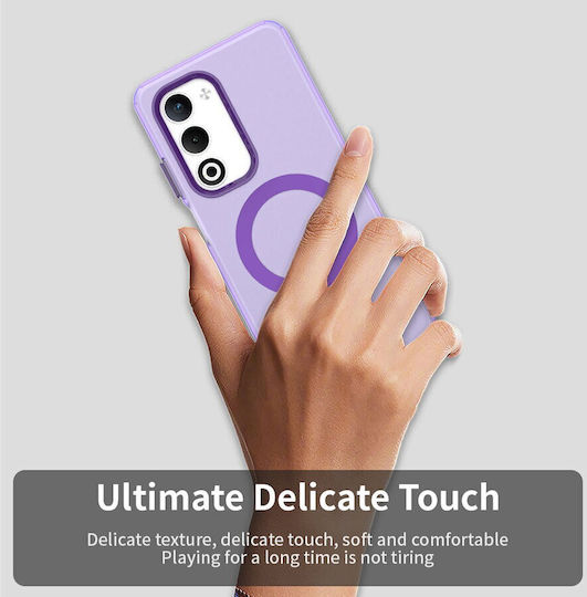 Techsuit Back Cover Plastic / Silicon Violet (Oppo A5)